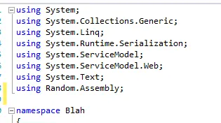 C# namespace declaration C# namespace declaration