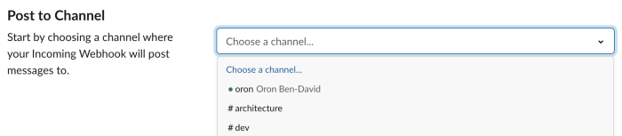 post-channel