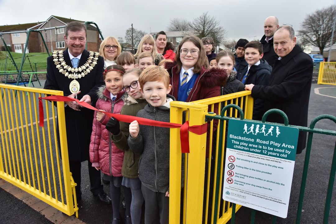 School children open park they helped design