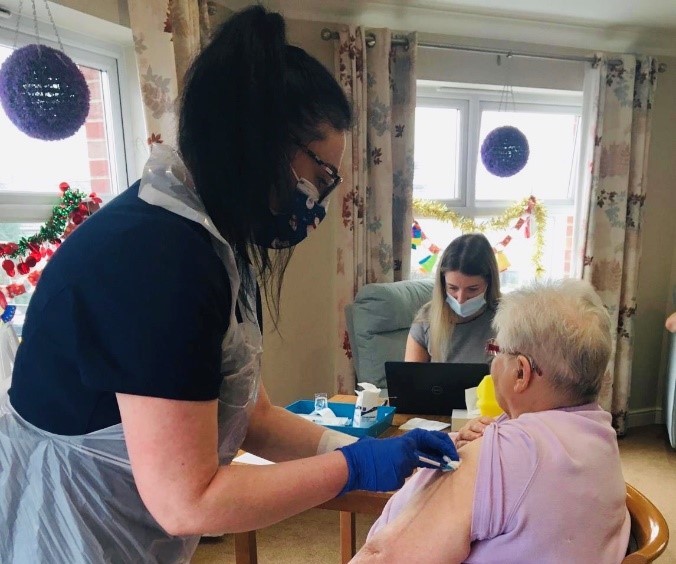 First care home residents in Stockport vaccinated