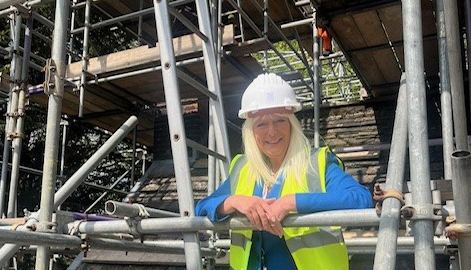 Work well underway on Bramall Hall roof restoration