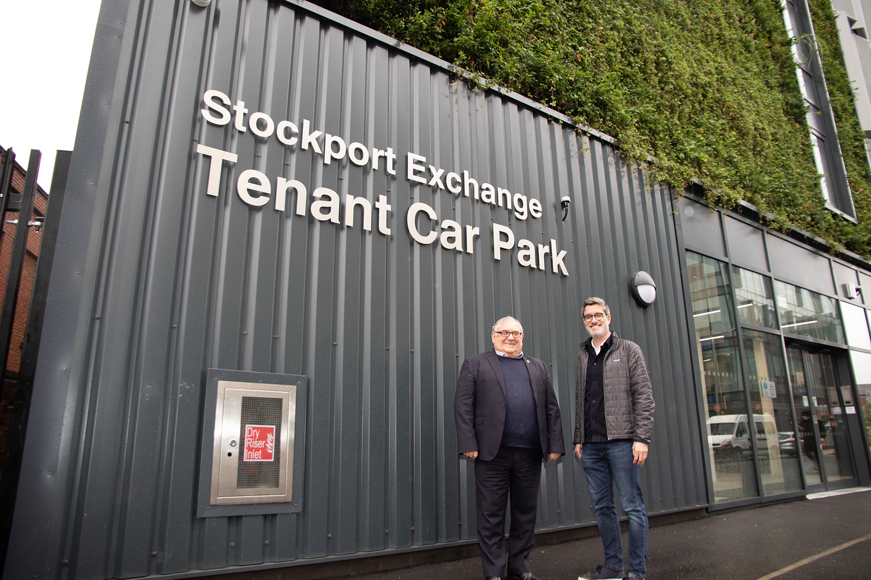 New tenant car park to support Stockport Council’s climate action ambition opens at Stockport Exchange  