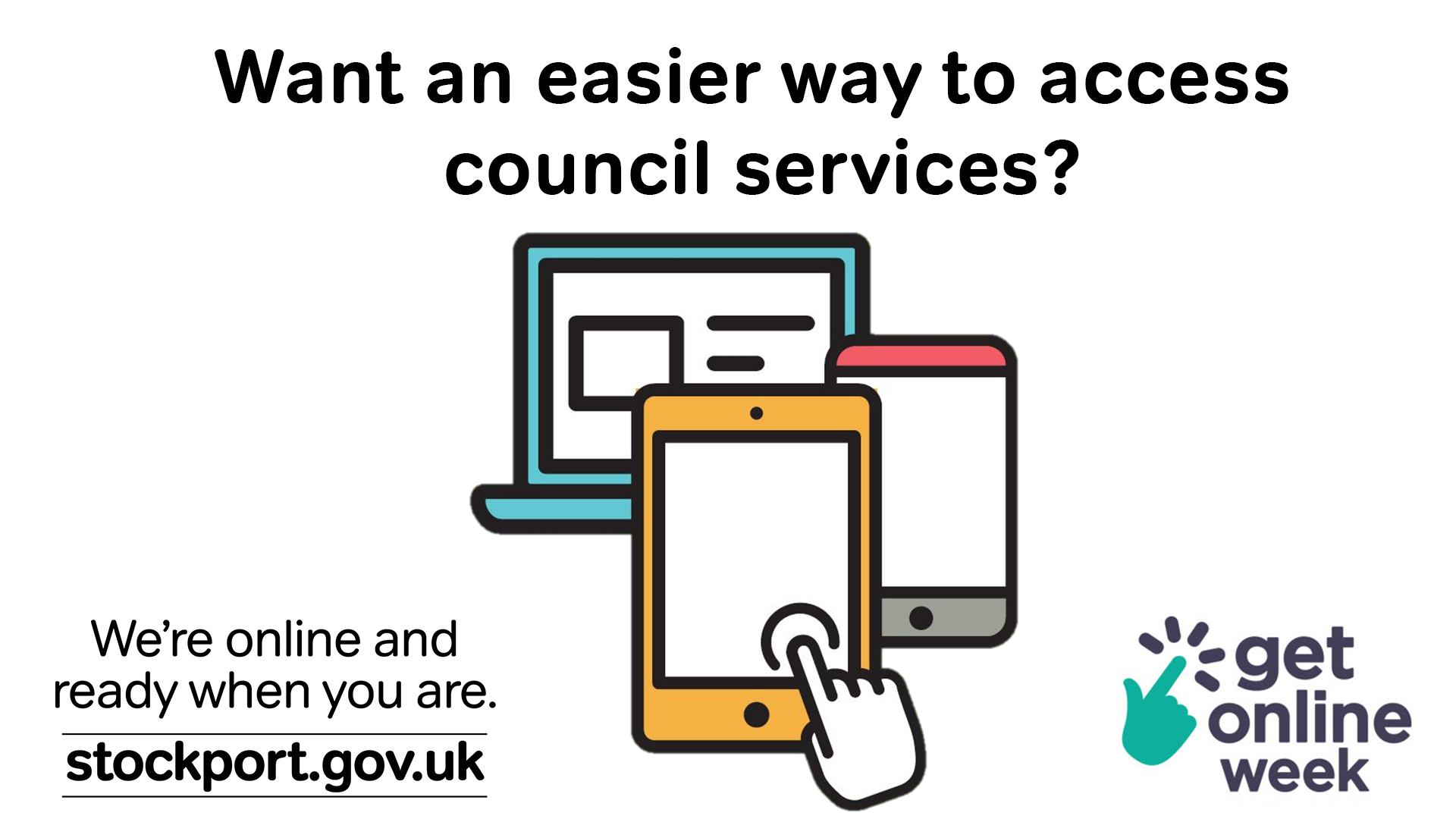 Make the most of ‘Get Online Week’ in Stockport