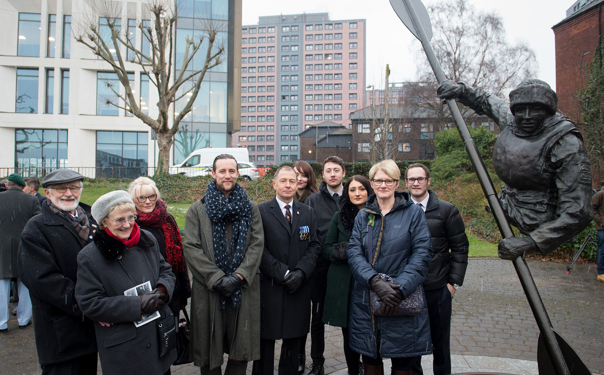 Memorial for Royal Marine James Conway unveiled