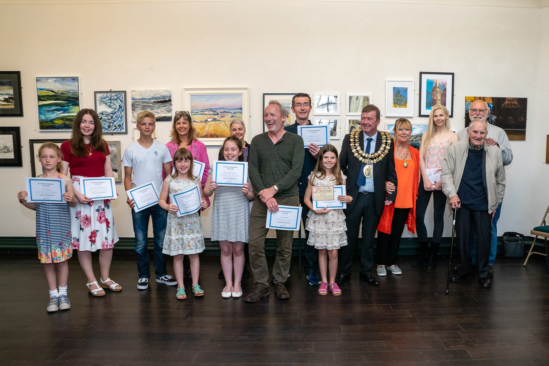 Stockport Open Art Exhibition Winners 2018