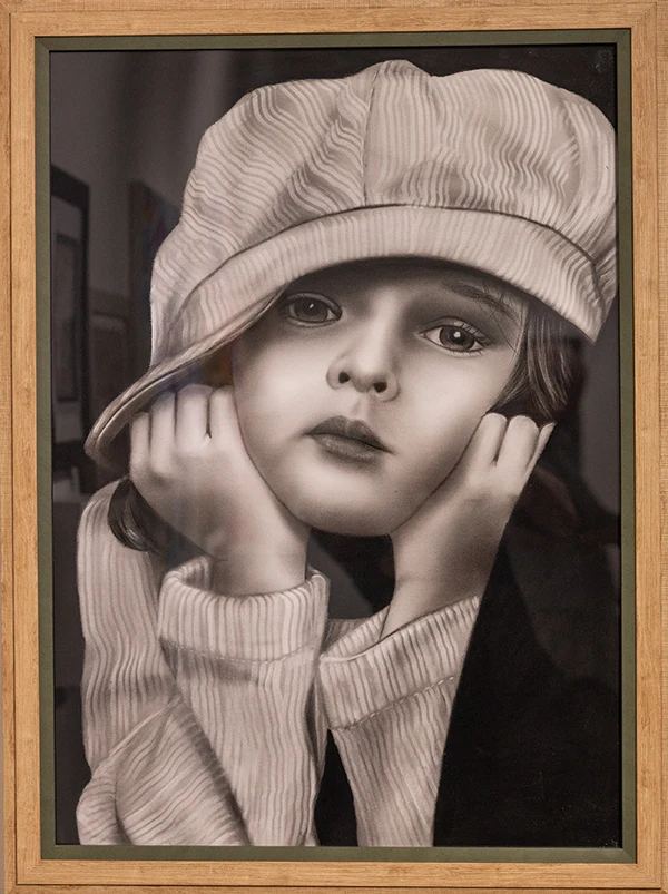 Sad Child by Shirin Honarmand