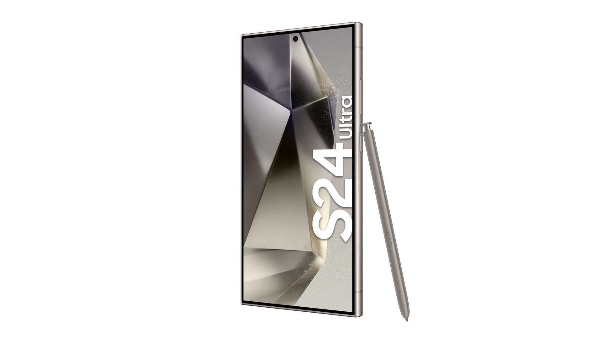 Samsung Galaxy S24 Ultra I ljusgrå med tillhörande pennan S Pen