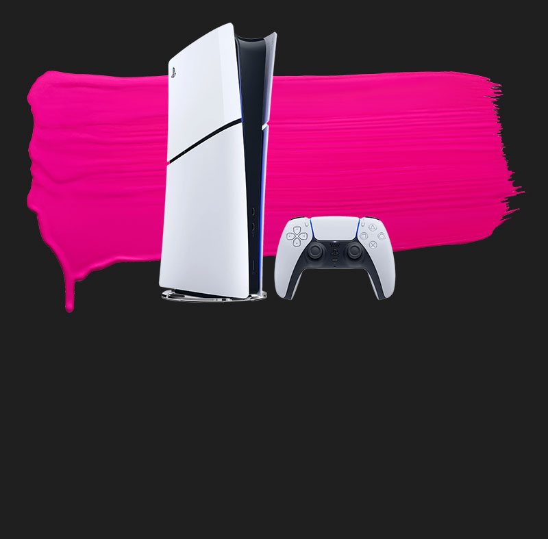 PlayStation 5-konsol med handkontroll