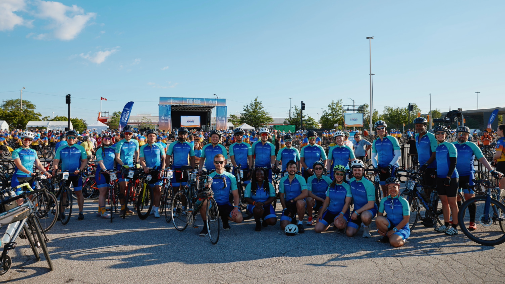 Ride to Conquer Cancer - June 13 2026 A group of cyclist posing at the Ride to Conquer Cancer event on June 13 2026