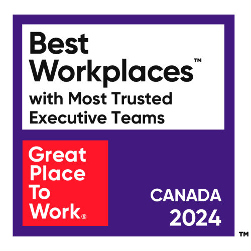 2024  Best Workplaces with most trusted executive teams logo