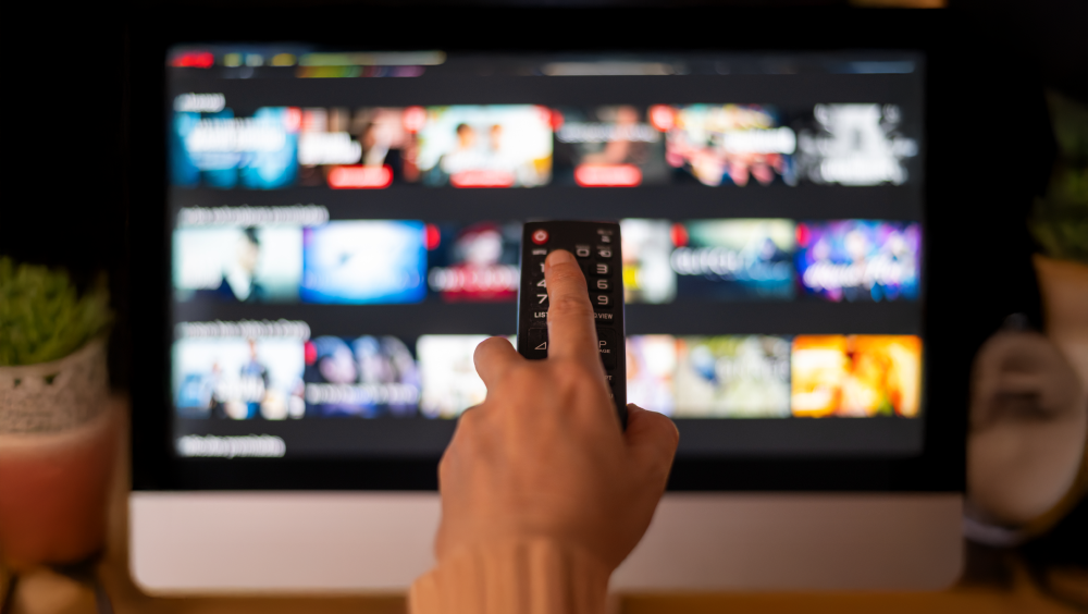 I cut the cord, can I reattach it A hand holding a remote up to a Netflix home screen