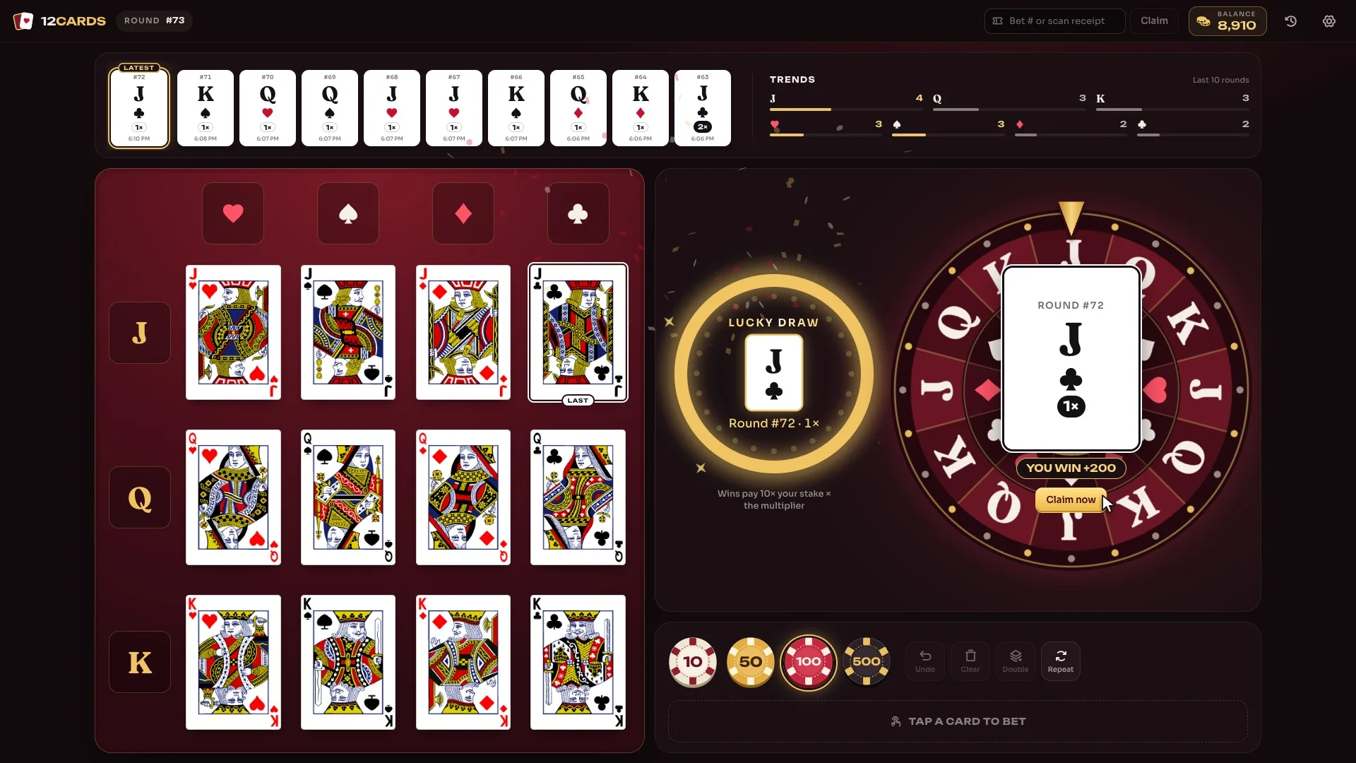 12Cards Draw