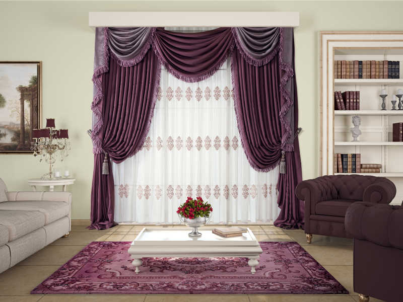 traditional curtain in dubai