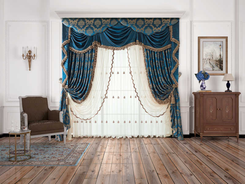 traditional curtain supplier in dubai