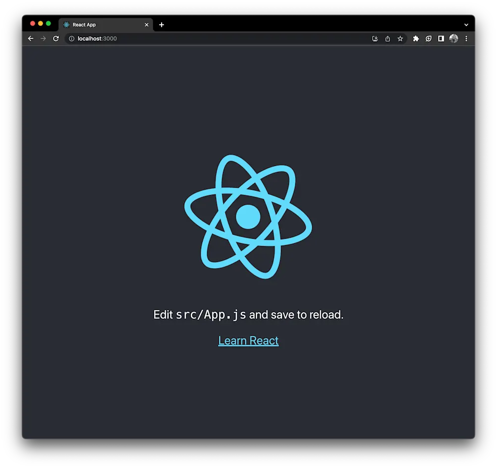 React app homepage