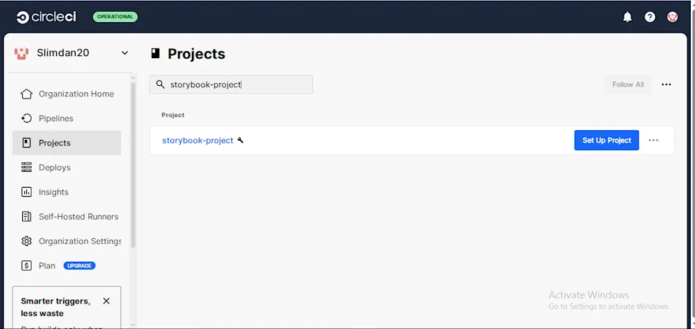 Search project repository