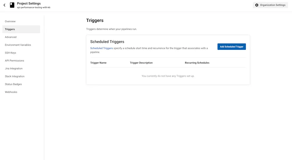 Adding triggers