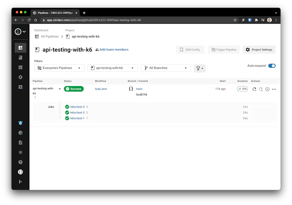 Pipeline Run Success