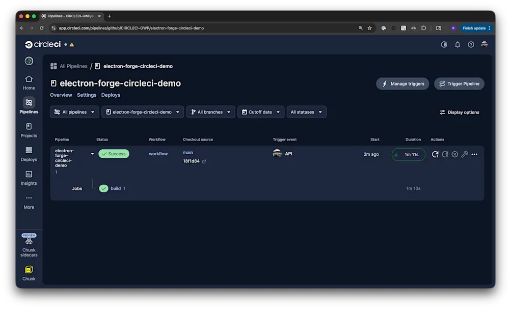 Build Success - CircleCI