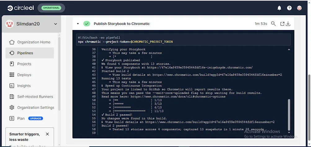 Publish Storybook to Chromatic