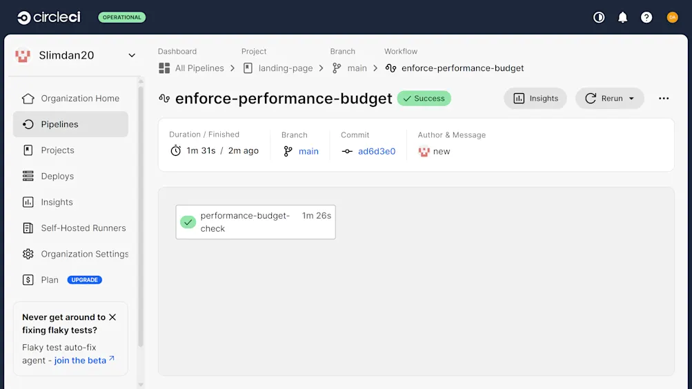 Circleci build successful