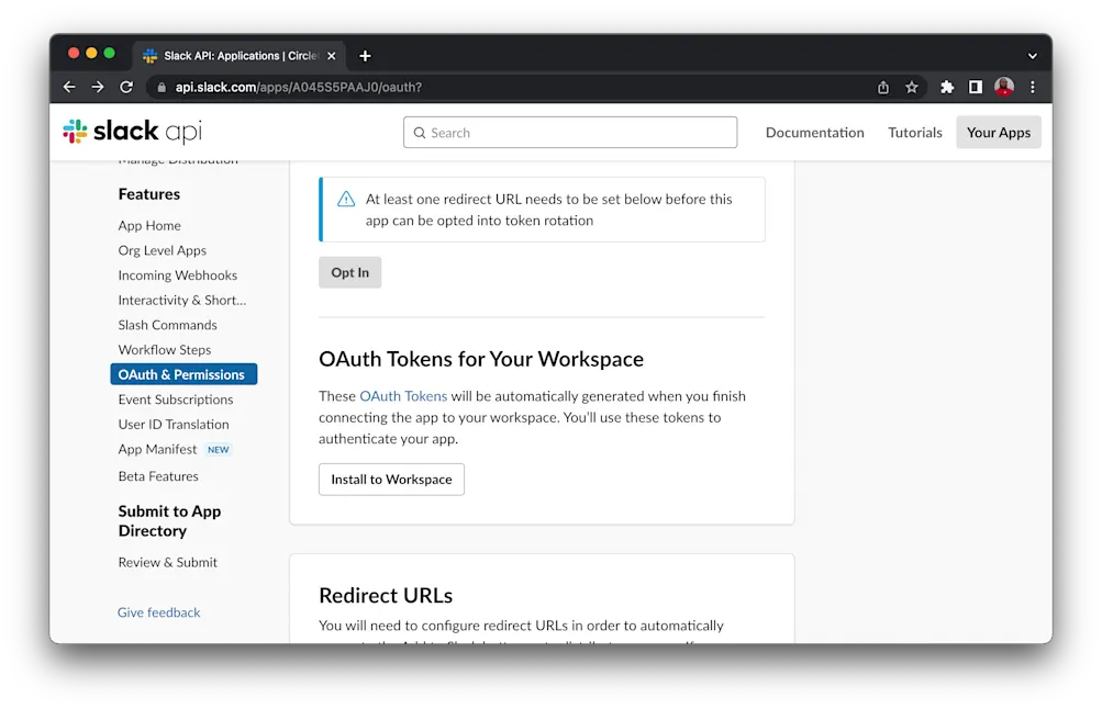 Generate OAuth Token