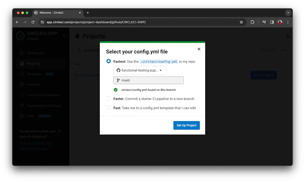 Add config - CircleCI