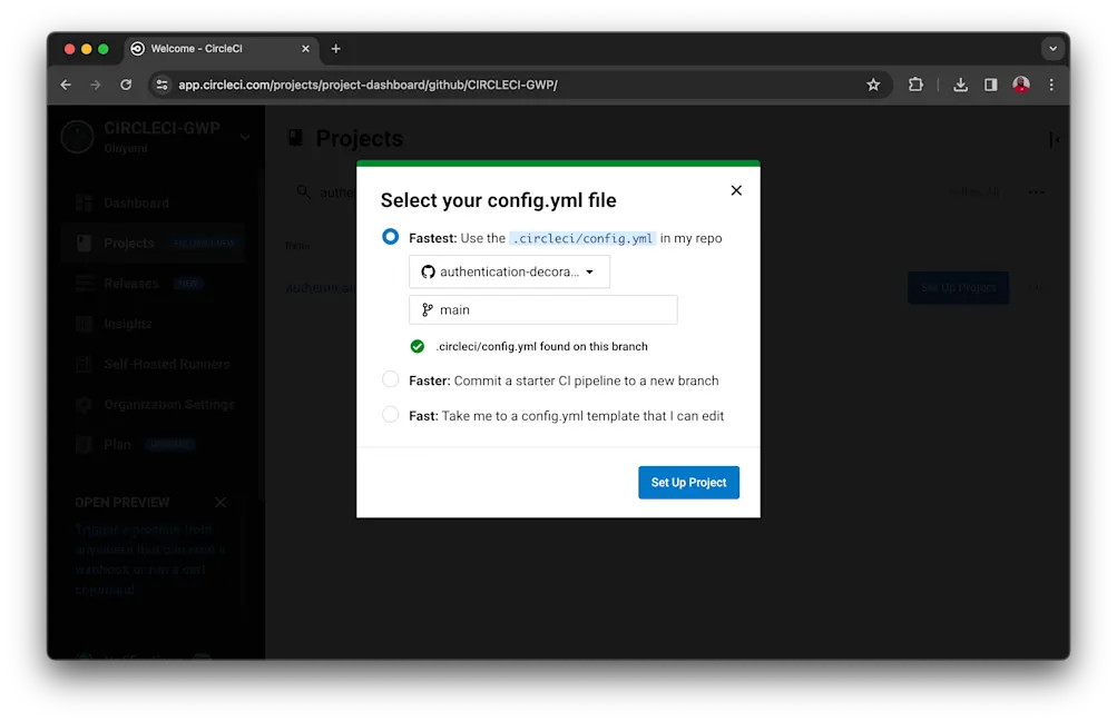 Start building prompt