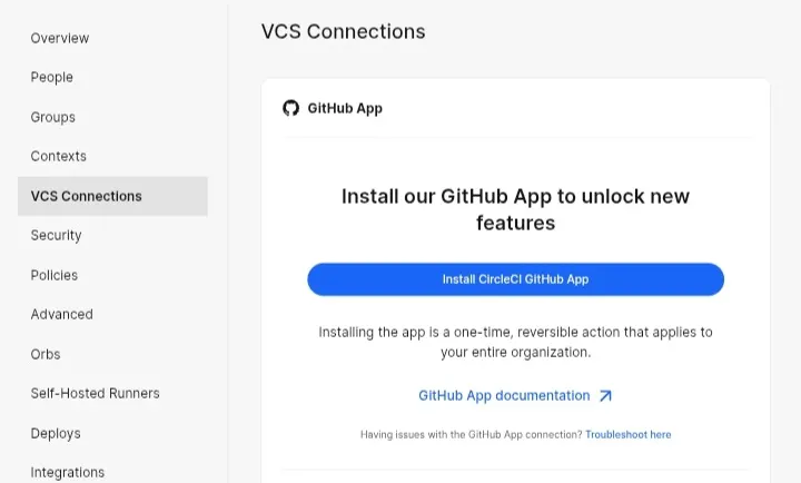 Link GitHub repository to CircleCI