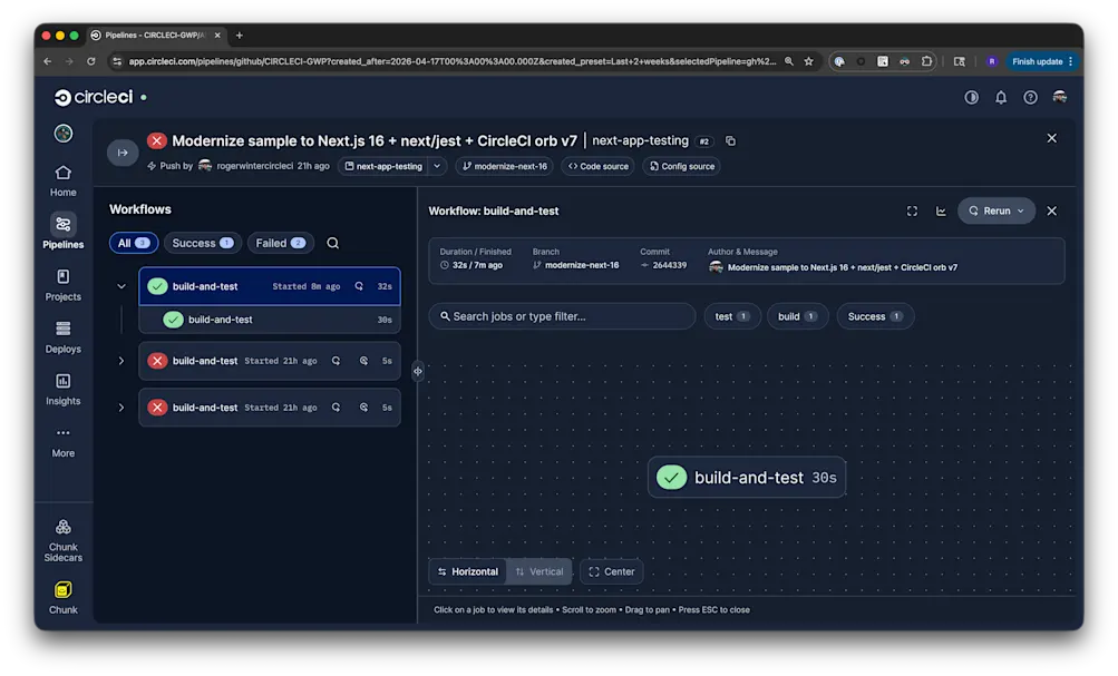 Build success - CircleCI