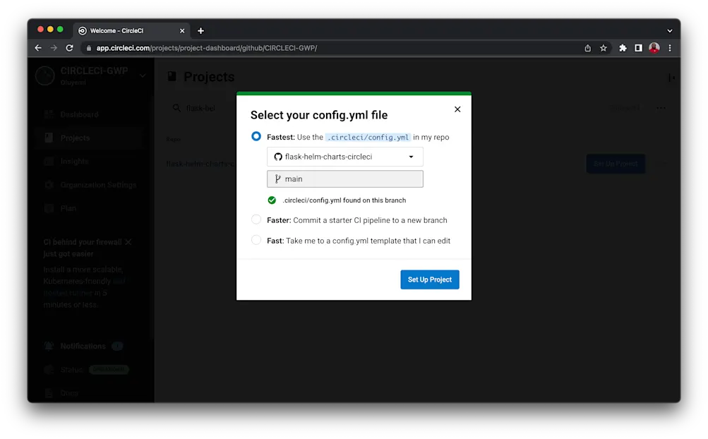 CircleCI project configuration