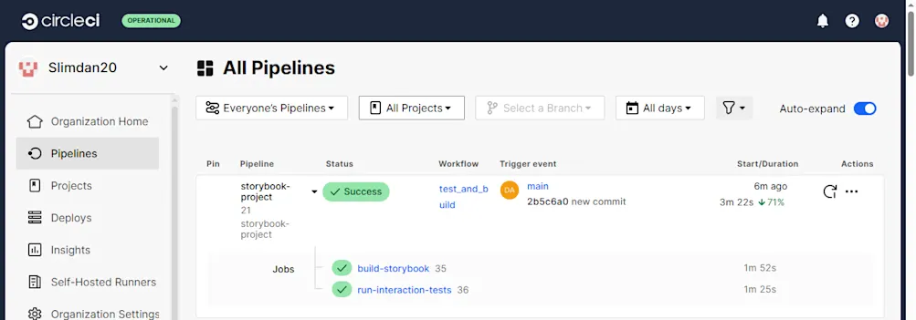 Storybook project success