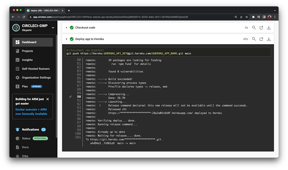 Build Details - CircleCI