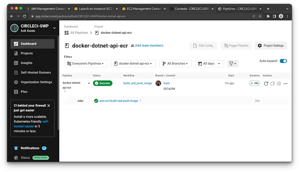 Pipeline build successful