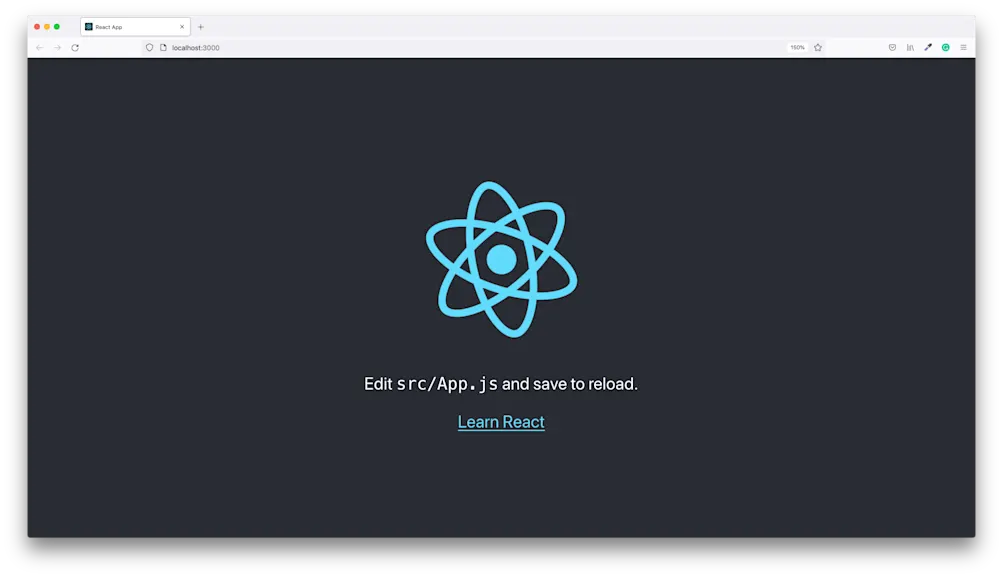 React サイト - ローカル