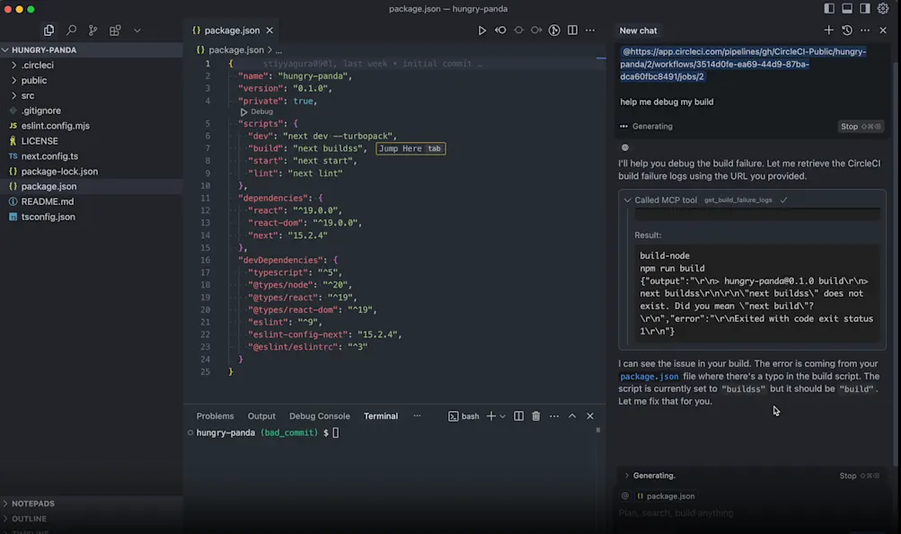 MCP server screenshot