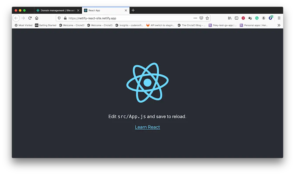 デプロイされたアプリケーション - Netlify