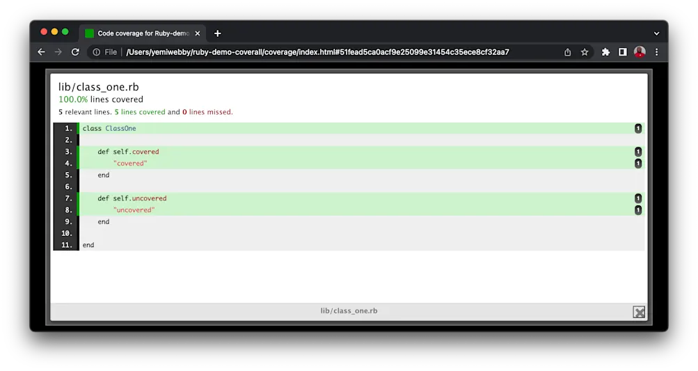 80 percent coverage file