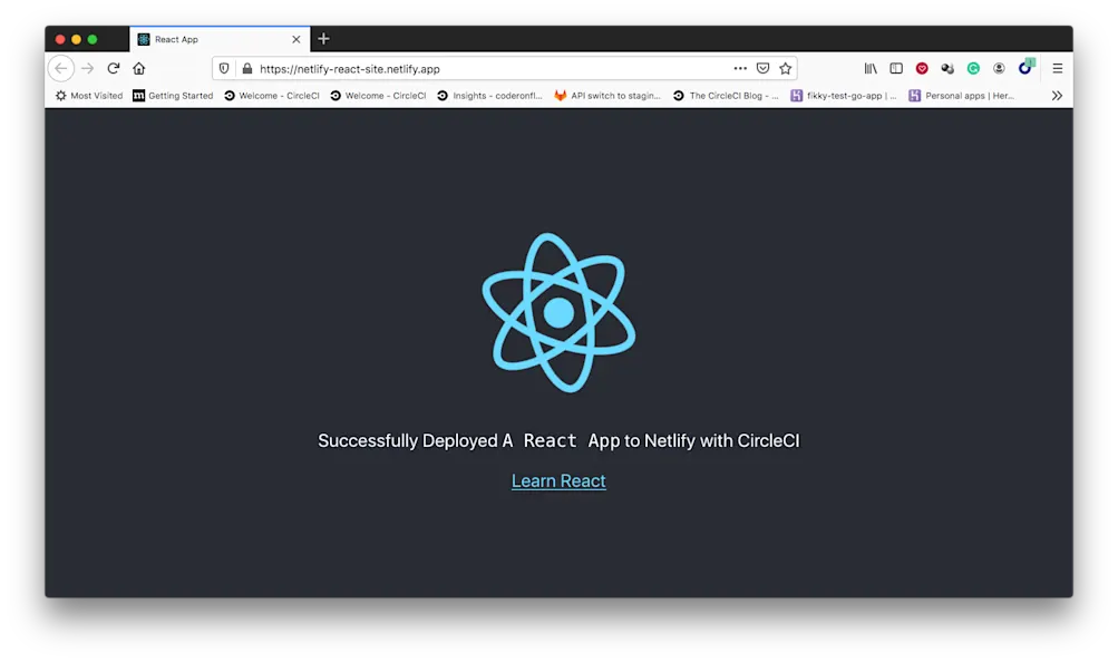 変更のデプロイ - 本番アプリケーション