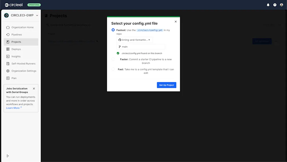 CircleCI branch name