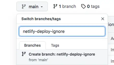 デプロイブランチの作成 - GitHub