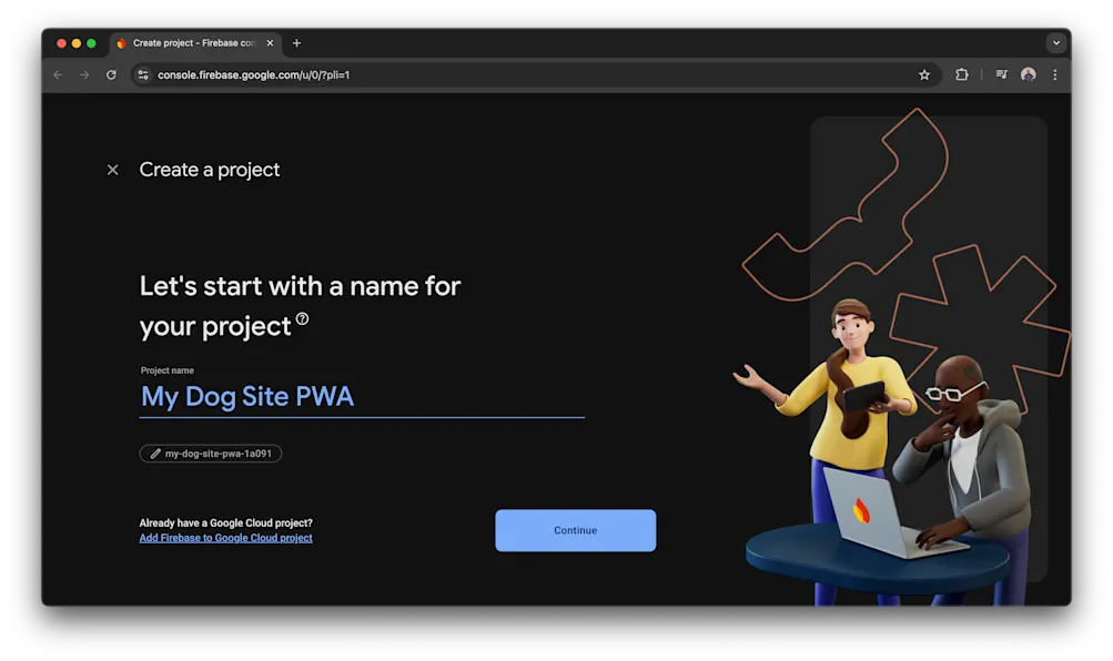 Create Firebase Project