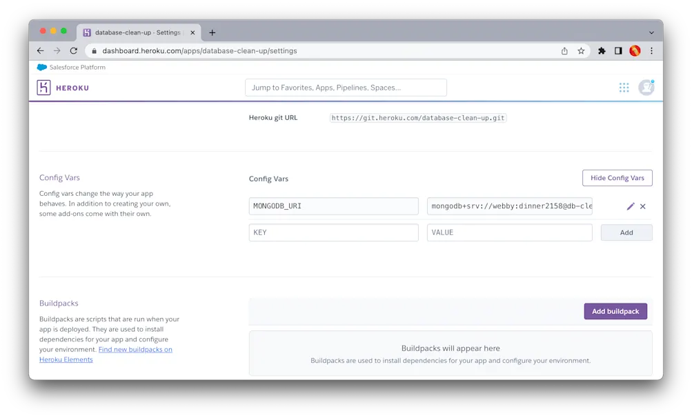 Add configuration file