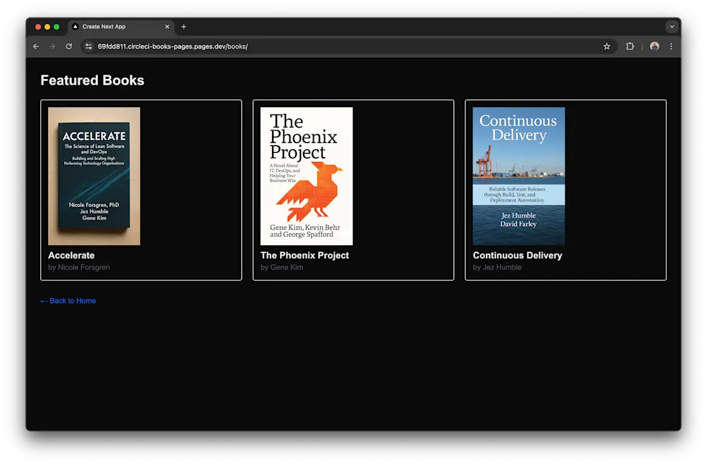 Cloudflare Pages live URL