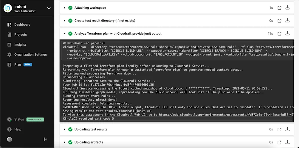 Analyze Terraform with Cloudrail