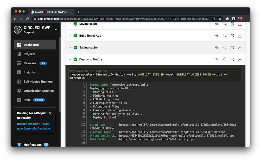 Build details - CircleCI