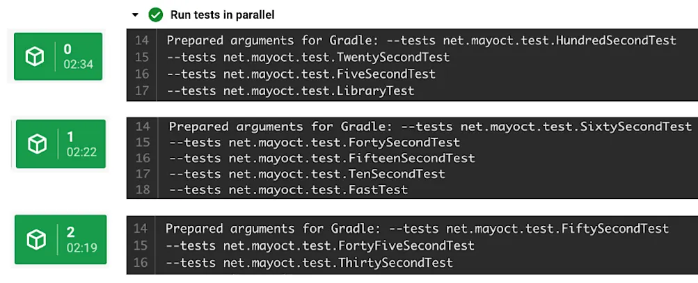 テストの一覧を取得