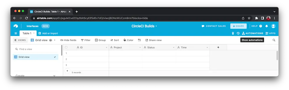 Click Automations - Airtable