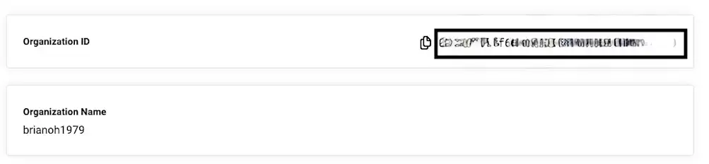 Organization settings