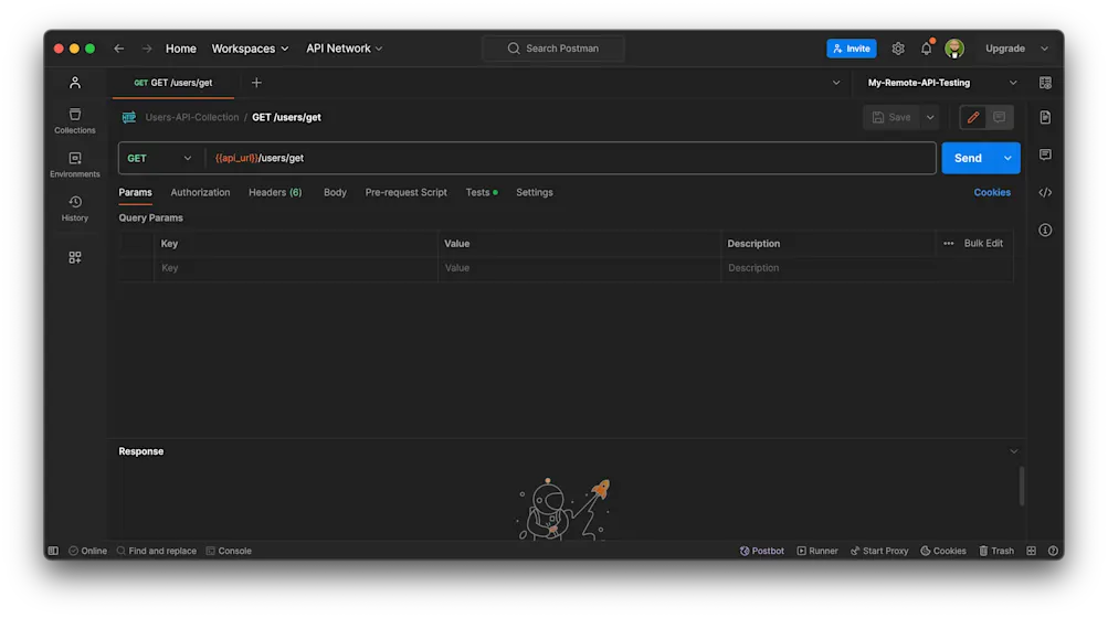 Add request - Postman